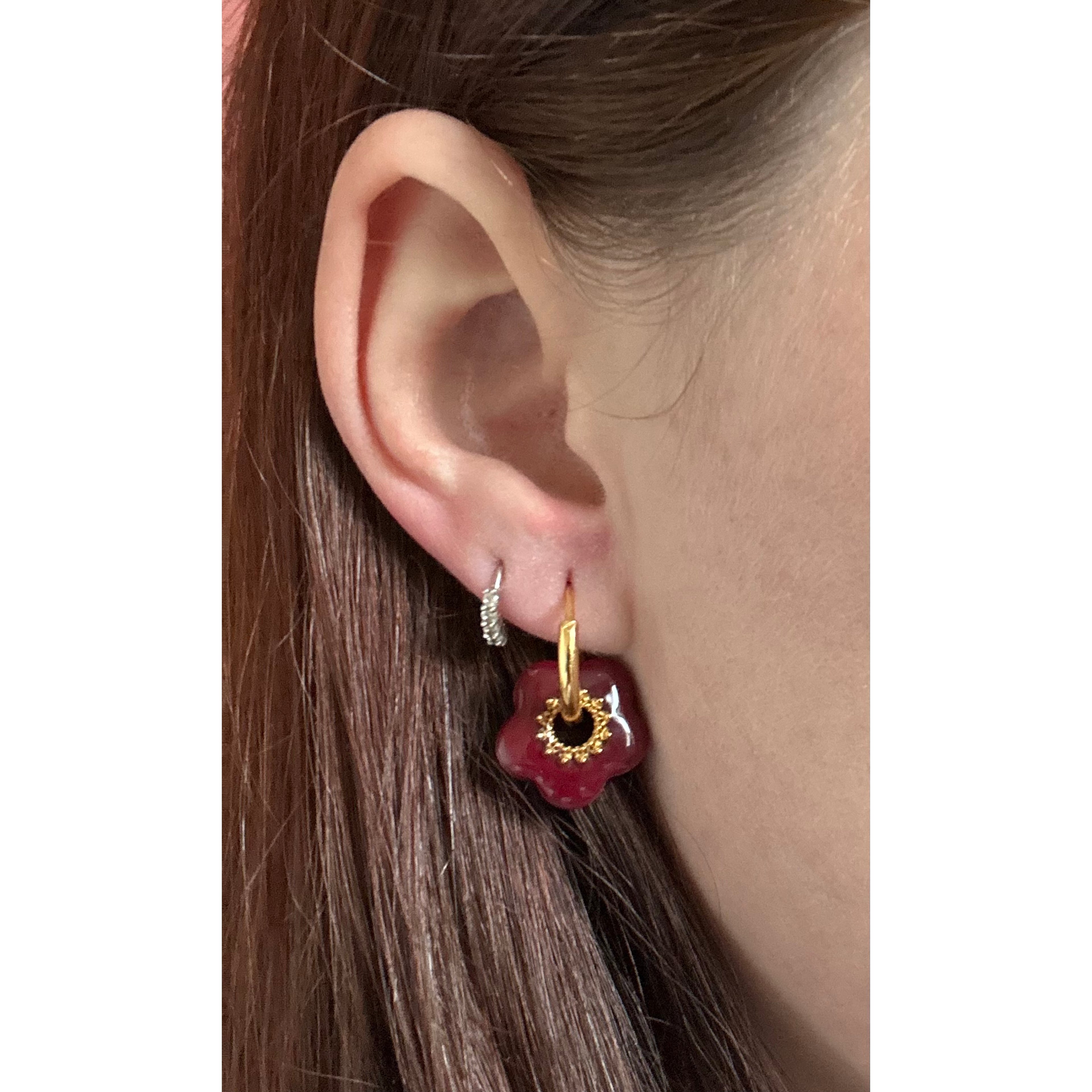 Mini Mila bordeaux avec détail doré