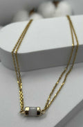 Collier Quartz laiteux